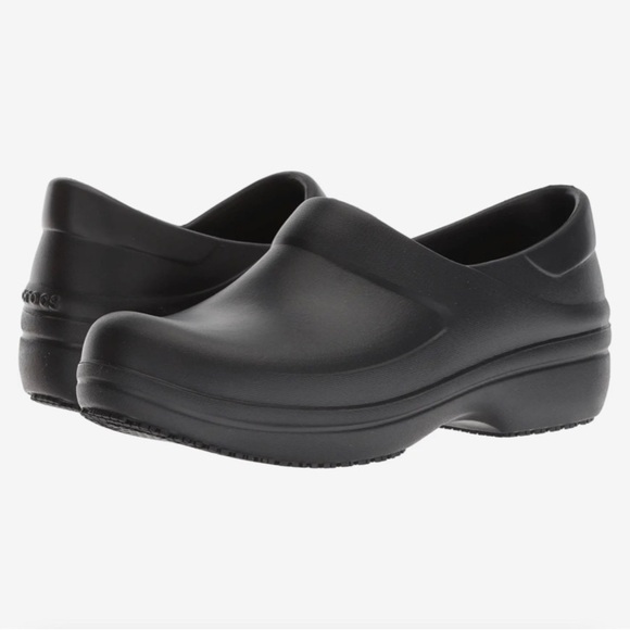 Crocs black Neria pro ll clogs slip resistant size 11 - Picture 1 of 9
